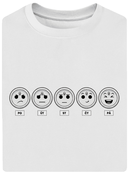 Týden elektrikáře unisex tričko oversized White
