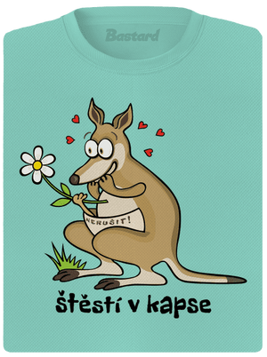 Štěstí v kapse dámské sportovní tričko Mint Mal