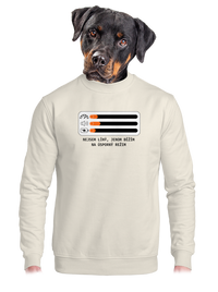 unisex mikina bez kapuce