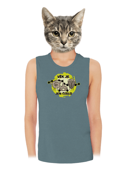 Věk je jen číslo dámské tílko volné Heather Deep Teal