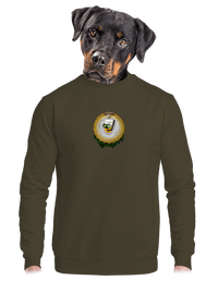 unisex mikina bez kapuce