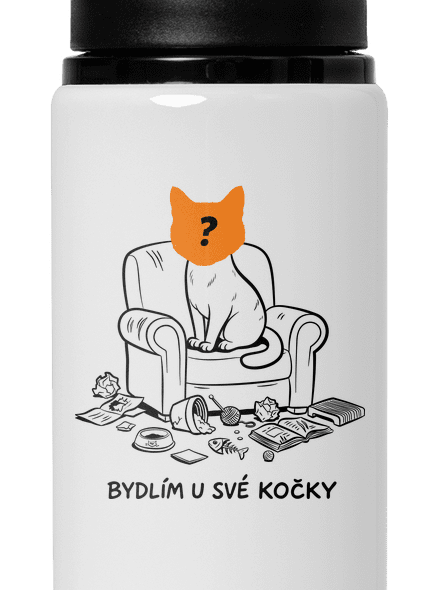 Bydlím u své kočky lahev na vodu White