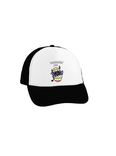 Velikonoční běs kšiltovka truckerka Black cap