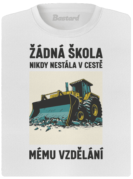 Žádná škola dámské sportovní tričko White