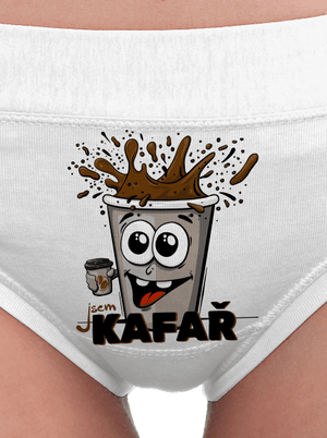 Jsem kafař dámské kalhotky White