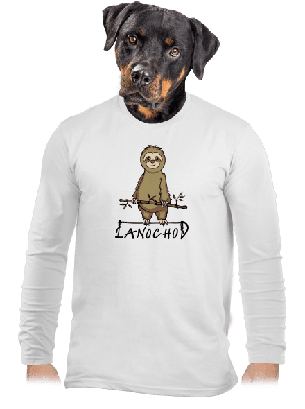 Lanochod pánské dlouhý rukáv White