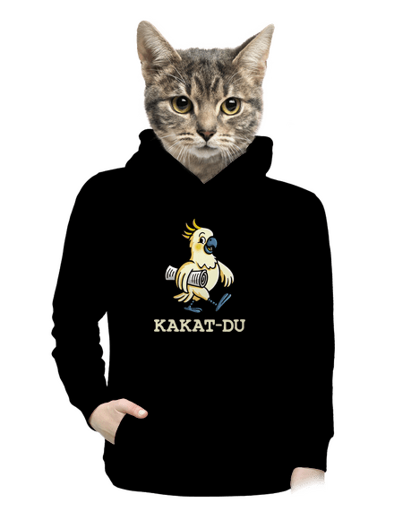 Kakat-du dámská mikina klokanka Black