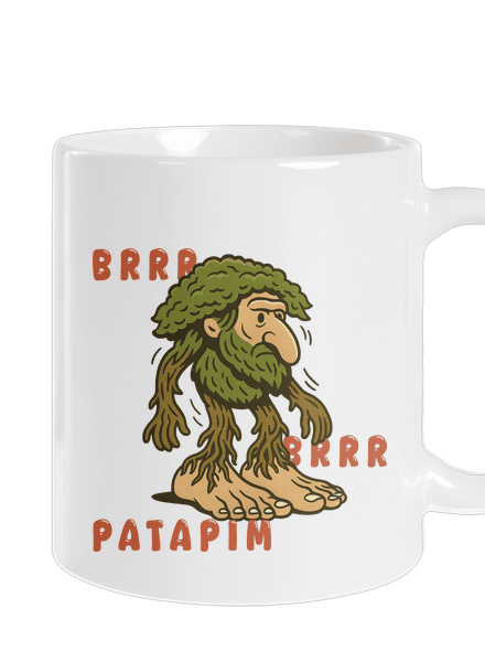 Brrr Brrr Patapim – Italian Brainrot klasický hrnek White