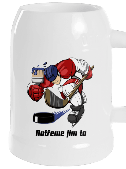 Natřeme jim to - Hokej půllitr White