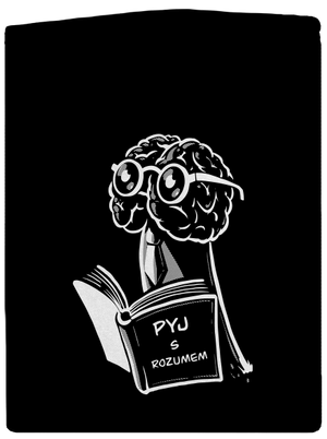 Pyj s rozumem dámská mikina na zip Black