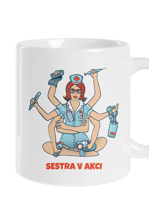 Sestra v akci klasický hrnek White