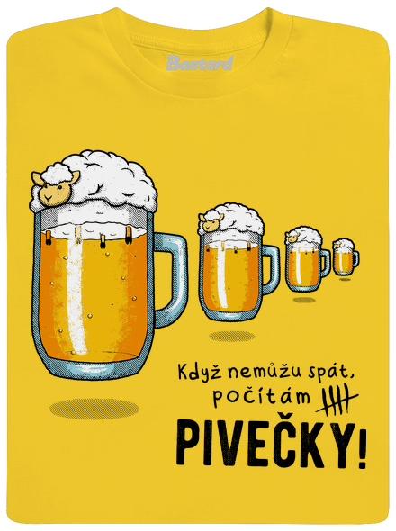 Pivečka pánské tričko Gold