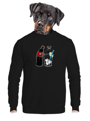 unisex mikina bez kapuce