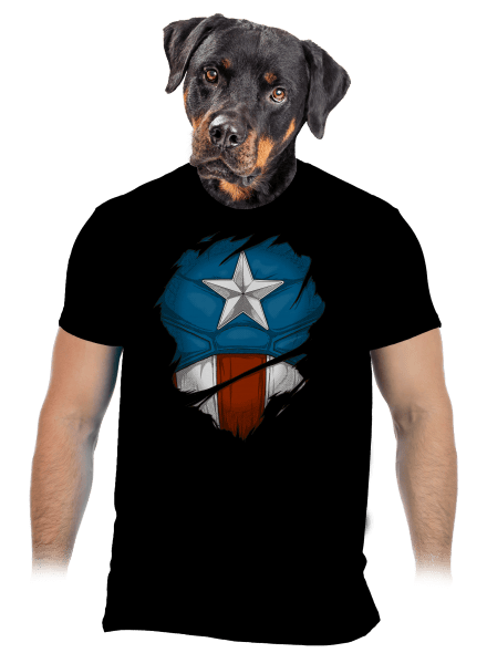 Captain Inside pánské tričko Black