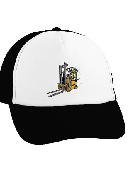 Ještěrka  kšiltovka truckerka Black cap