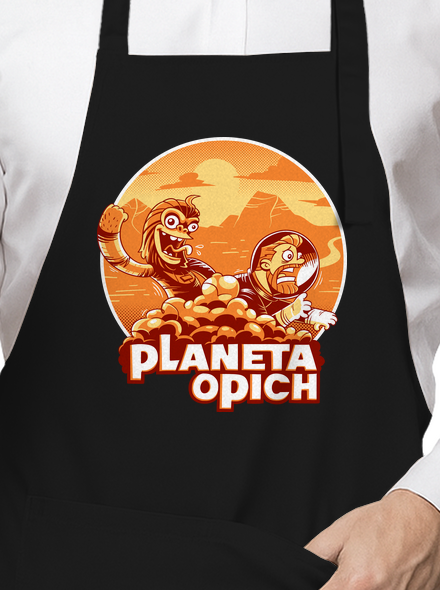 Planeta opich zástěra Black