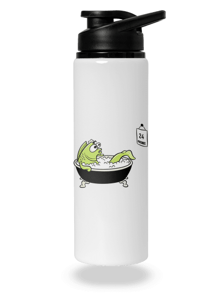 Poslední koupel lahev na vodu White