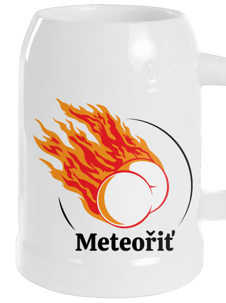 Meteořiť půllitr White
