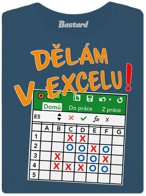 Dělám v Excelu dámské tričko premium Petrol Blue