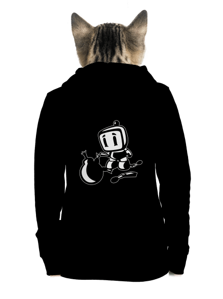 Bomberman dámská mikina na zip Black
