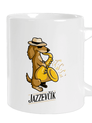 Jazzevčík velký hrnek White