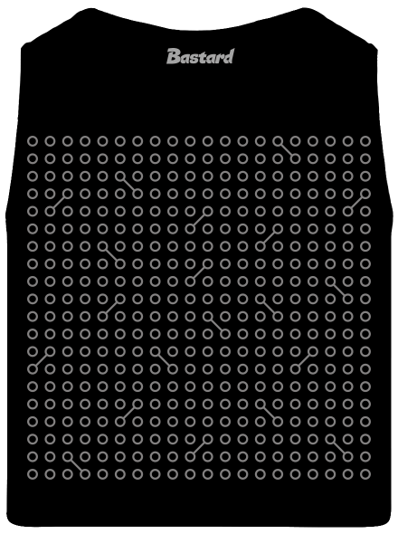 NYX 20 let pánské tílko Black