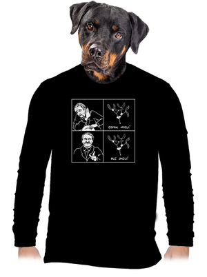 Cimrman: Copak jmelí pánské dlouhý rukáv Black