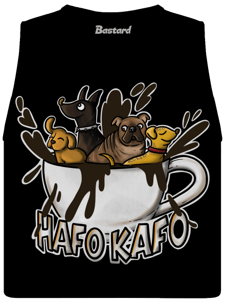 Hafo kafo dámské tílko volné Black