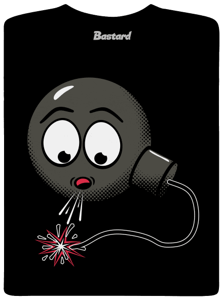 Bomba dětské tričko Black