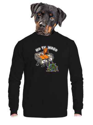 Wago svorka unisex mikina bez kapuce Black