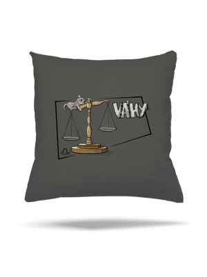 Kočičí horoskop: Váhy polštář Gray Pol