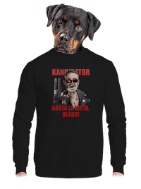 unisex mikina bez kapuce