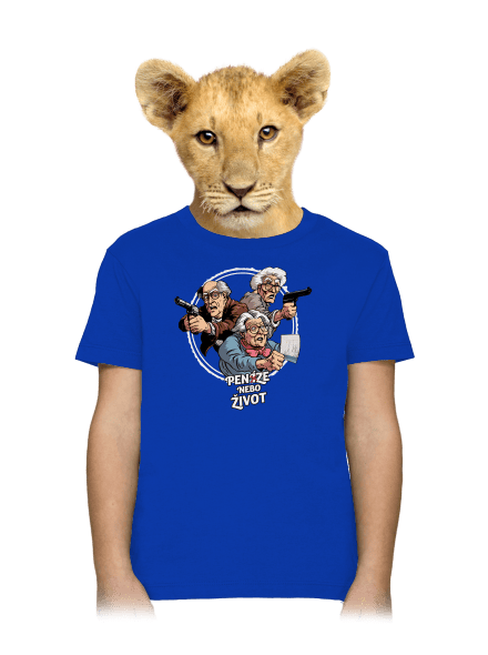 Penze nebo život dětské tričko Royal Blue