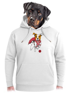 Jack Russell unisex mikina premium Snowwhite