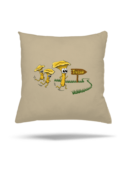 Běží lišky k Táboru polštář Beige