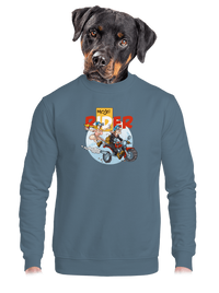 unisex mikina bez kapuce