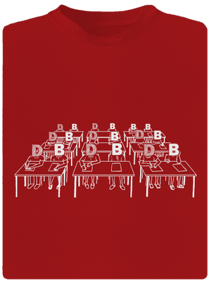 Cimrman: Debil, blbeček pánské sportovní tričko Red Mal