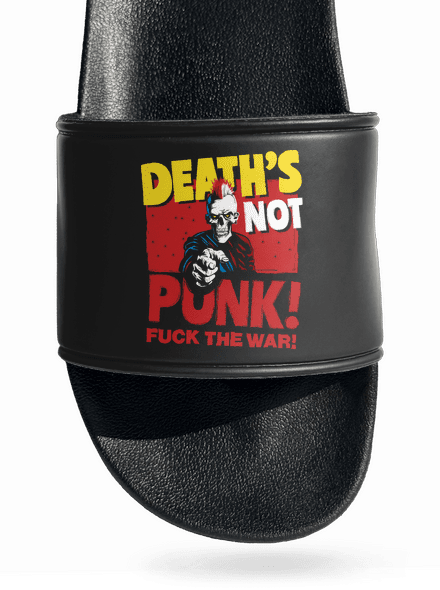 Death's not punk pantofle Black