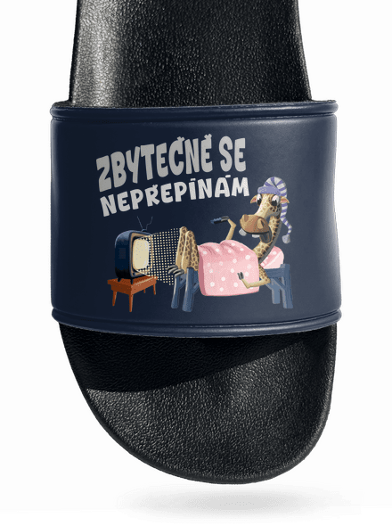 Zbytečně se nepřepínám pantofle Navy