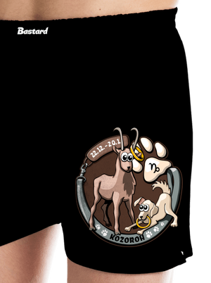 Psí horoskop: Kozoroh pánské trenky Black