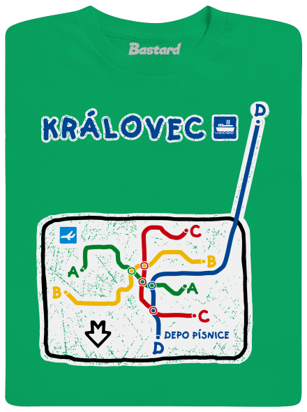 Metro Královec dětské tričko Kelly Green