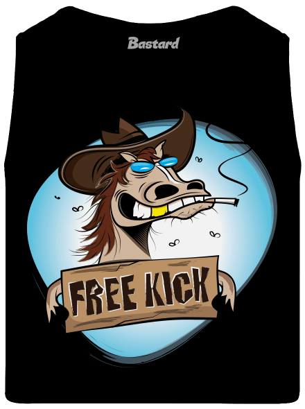 Free kick pánské tílko Black