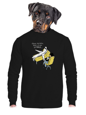 unisex mikina bez kapuce