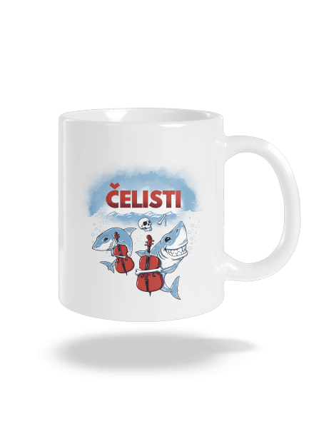 Čelisti klasický hrnek White