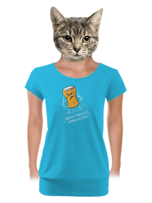 dámské tričko s lemem