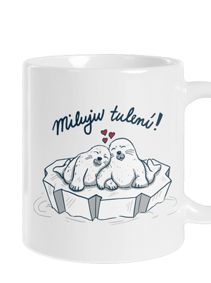 Miluju tulení klasický hrnek White