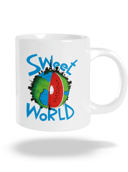 Sweet World velký hrnek White