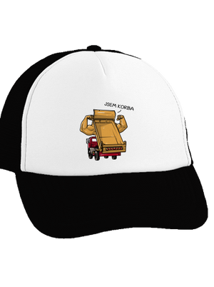Korba kšiltovka Black cap