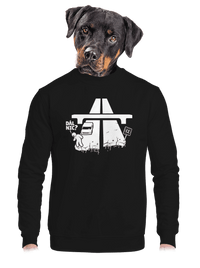 unisex mikina bez kapuce