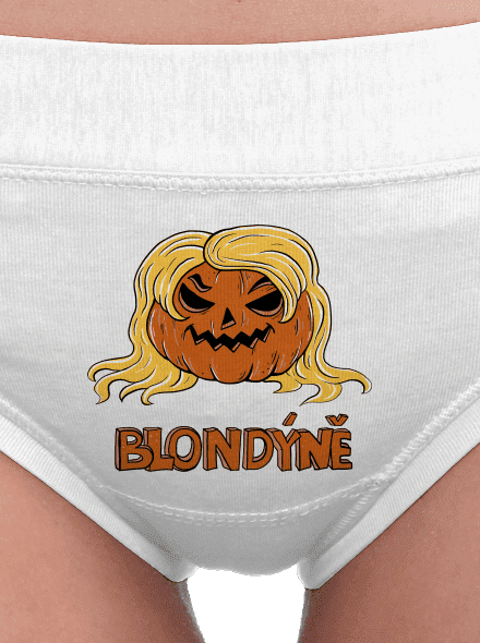 Blondýně dámské kalhotky White
